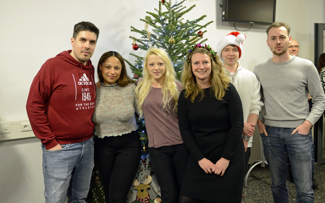 Weihnachtsfeier am Abendgymnasium - das Organisationsteam