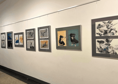 Bilder-Galerie im Flur