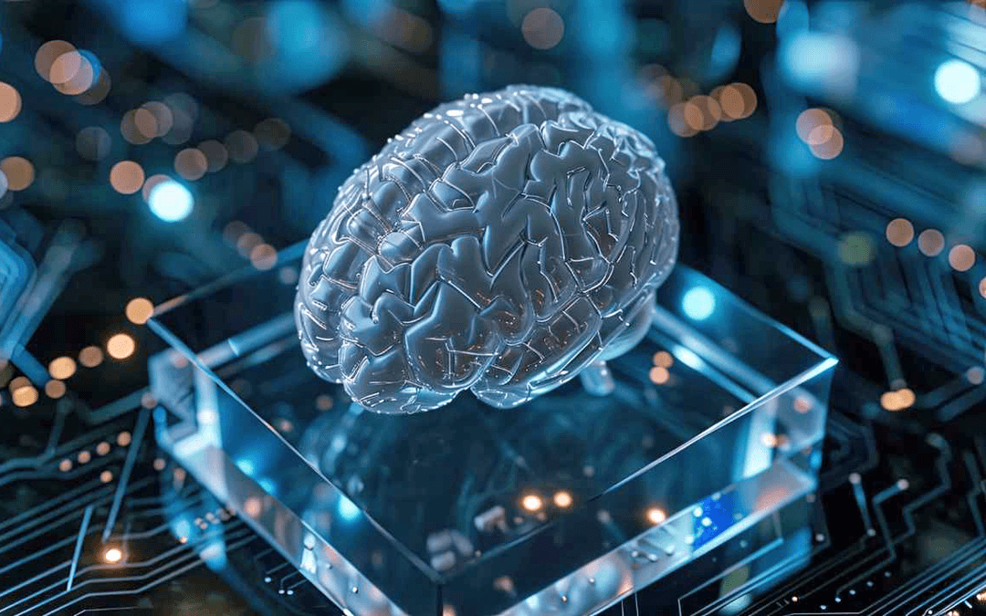KI-Brain auf Platine